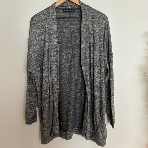 Abercrombie and Fitch Cozy Heathered Grey Cardigan - Picture 1 of 7